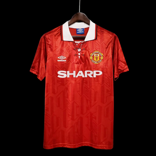 Manchester United Maillot Domicile Rétro 92/94