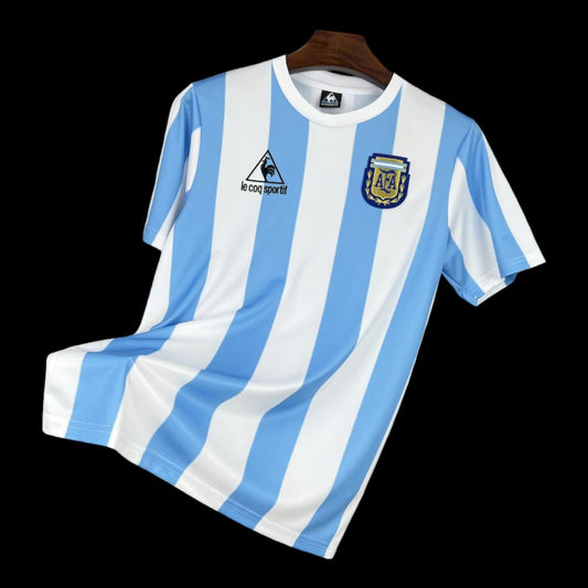 Argentine Maillot Rétro Domicile 1986
