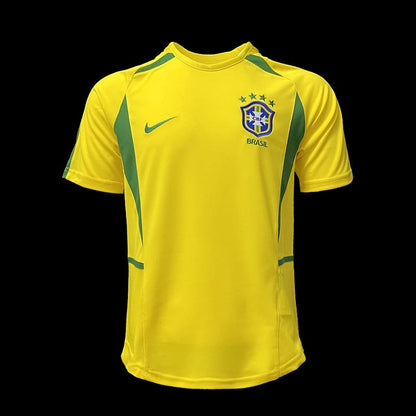 Brésil Maillot Rétro 2002 Domicile