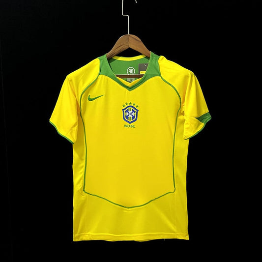 Brésil Maillot Rétro 2004/06 Domicile