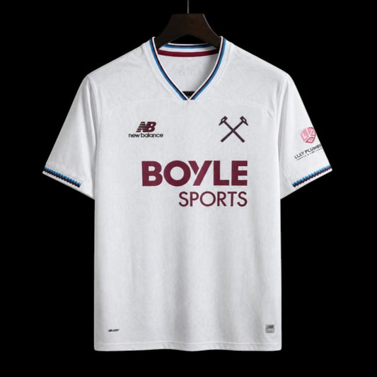 Camiseta de visitante del West Ham 25/26